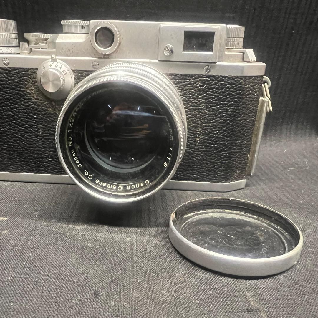 〇Nb右1058 キャノン フィルムカメラ No.154374 レザーケース付