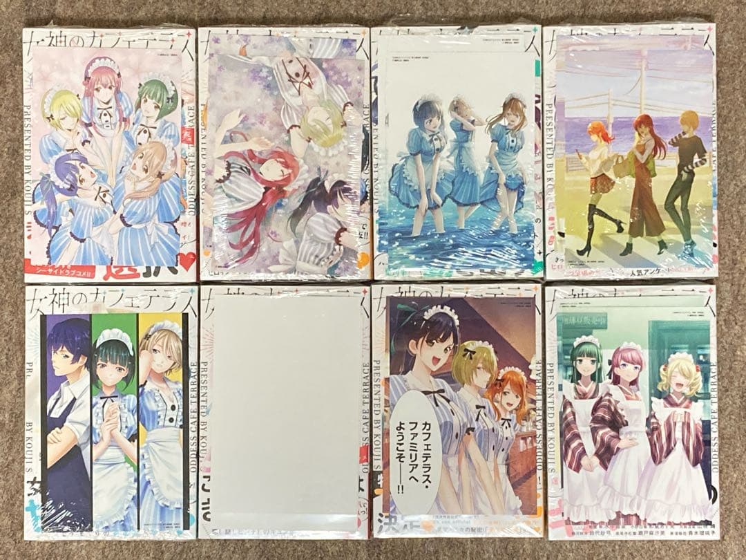 グ*ー様 【全巻初版特典付き】女神のカフェテラス　22冊セット　未開封