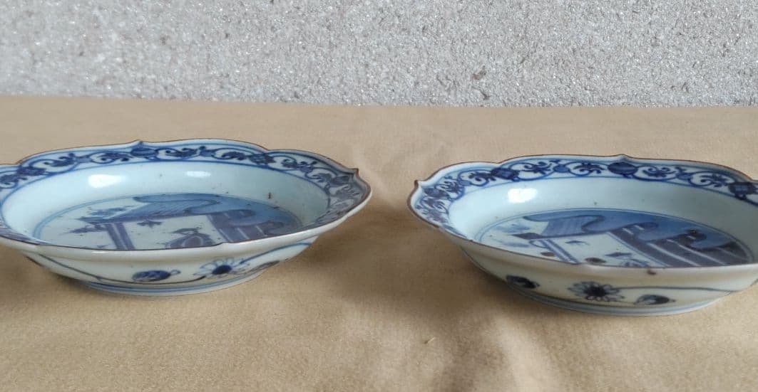古伊万里皿　2枚