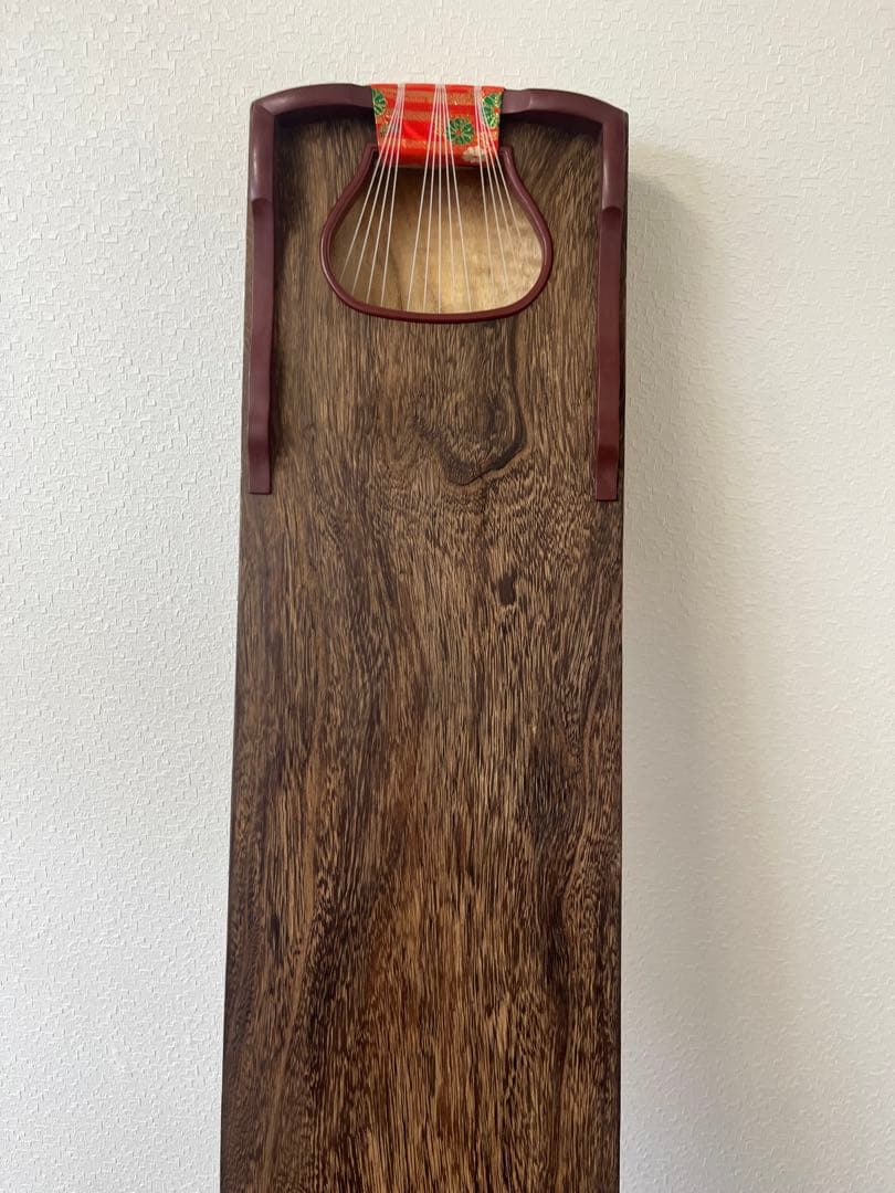 ②琴 13弦 日本 伝統的 楽器 和楽器 弦楽器 和琴 木製 13 琴柱10本