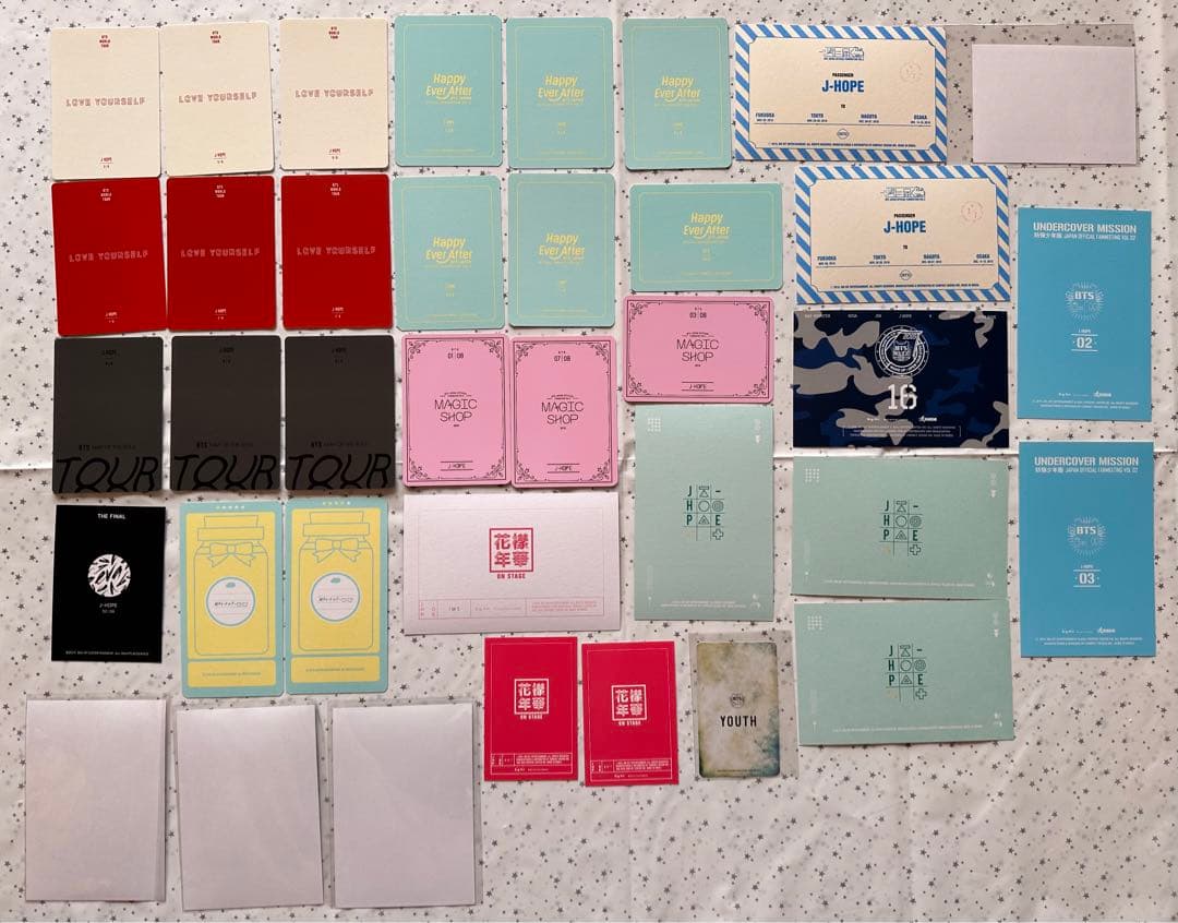 BTS J-HOPEセット ミニフォト フォト トレカ 写真 プロマイド ホプ