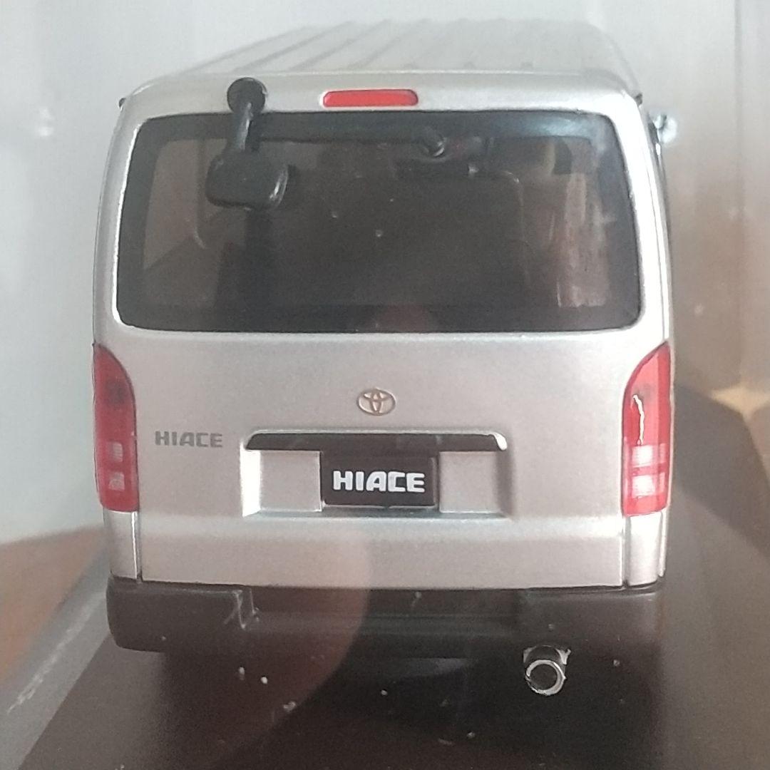 京商j-collection トヨタ ハイエースバン ダイキャストカー シルバー