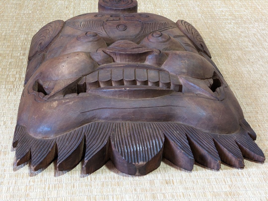 ♦閻魔大王 木彫時代物 地蔵菩薩の化身 開運 縁起物？寺社仏閣飾り 古美術骨董品