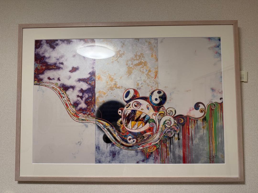 真作 村上隆 「727×772」 版画 ed.300 直筆サイン入り