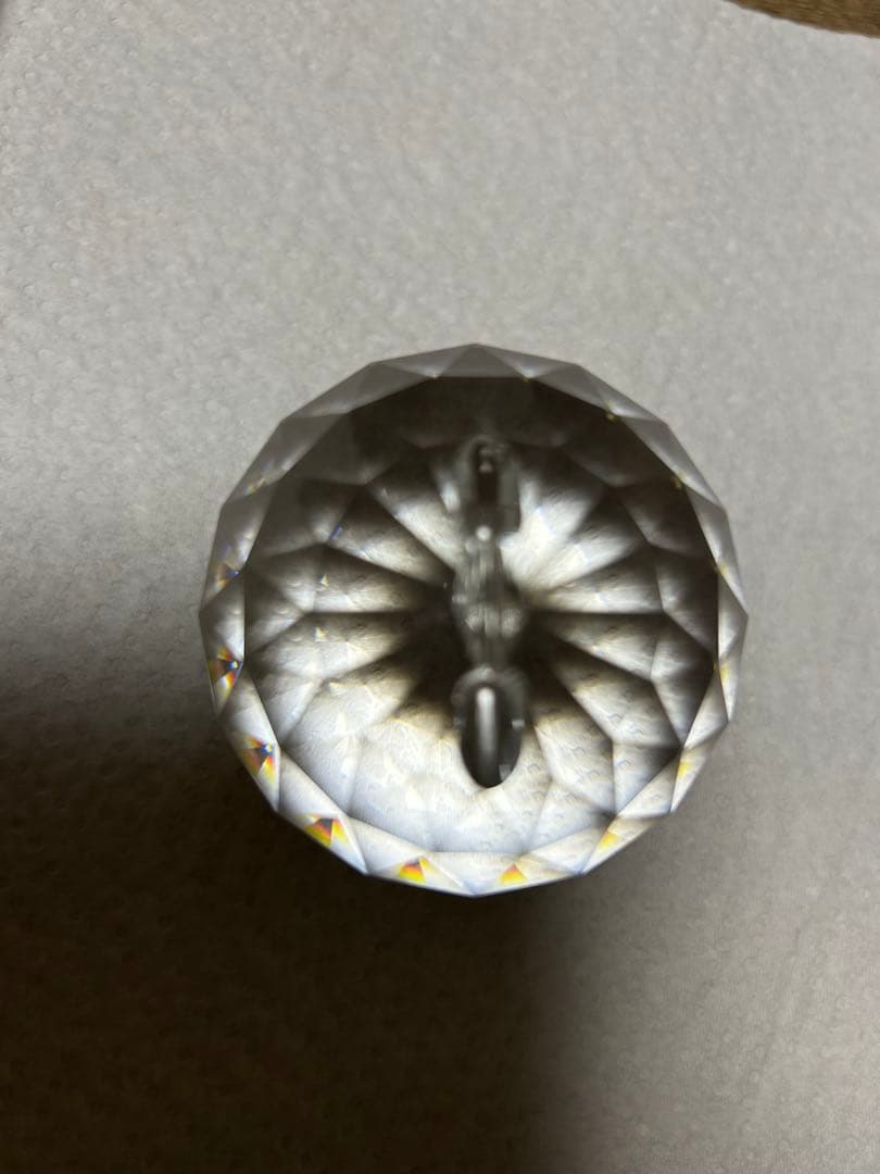 値下げ‼️スワロフスキーの逸品‼️希少品‼️クリスタル多面体ボール　サンキャッチャー