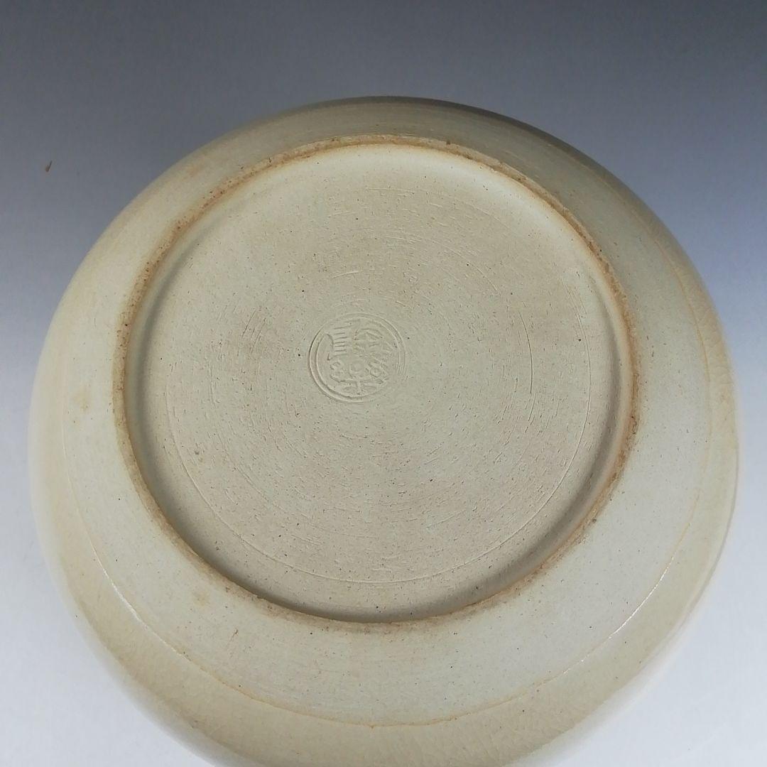 Ｗ２４　水指　『仁清写　四季七宝絵』『陶楽 造』　共箱　茶道具