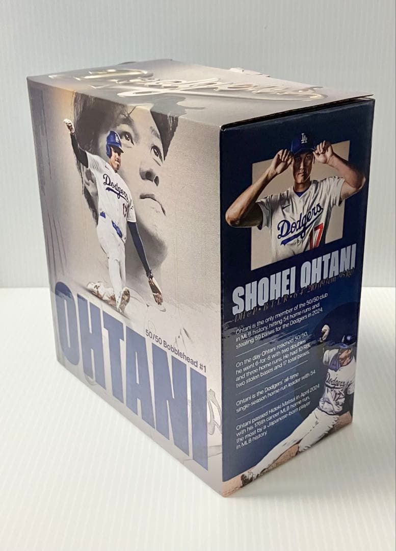 新品 大谷翔平 ボブルヘッド ドジャース 50/50 非売品 オマケ付き