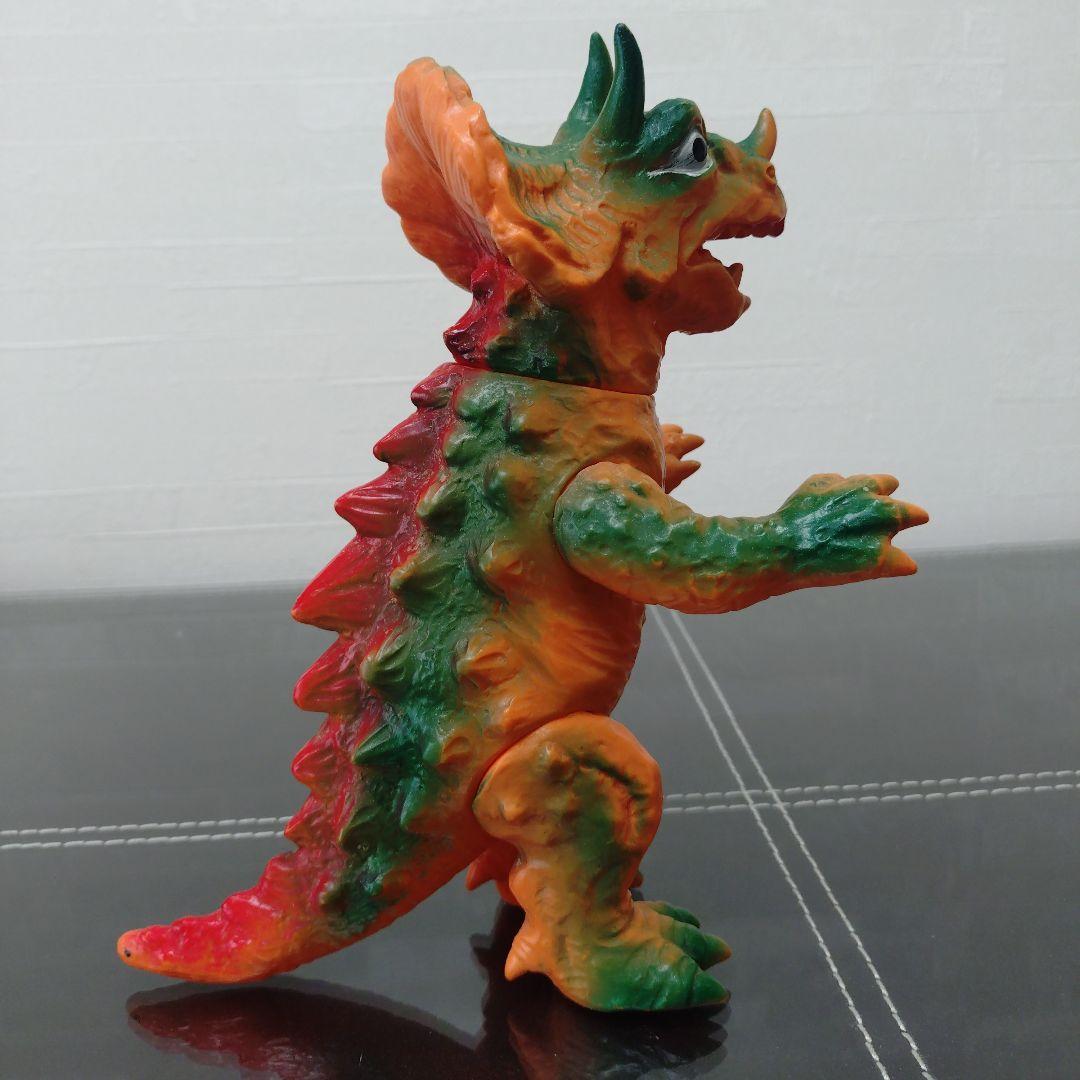 トリケラン ソフビ 三浦トーイ パチ怪獣 昭和レトロ