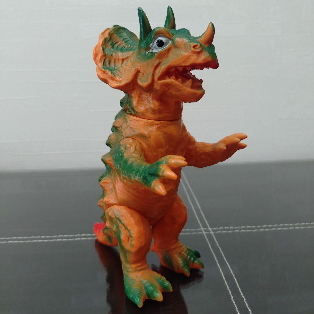 トリケラン ソフビ 三浦トーイ パチ怪獣 昭和レトロ