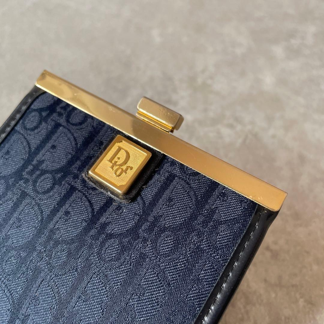 【新品同様】Dior トロッター ケース ネイビー 紺