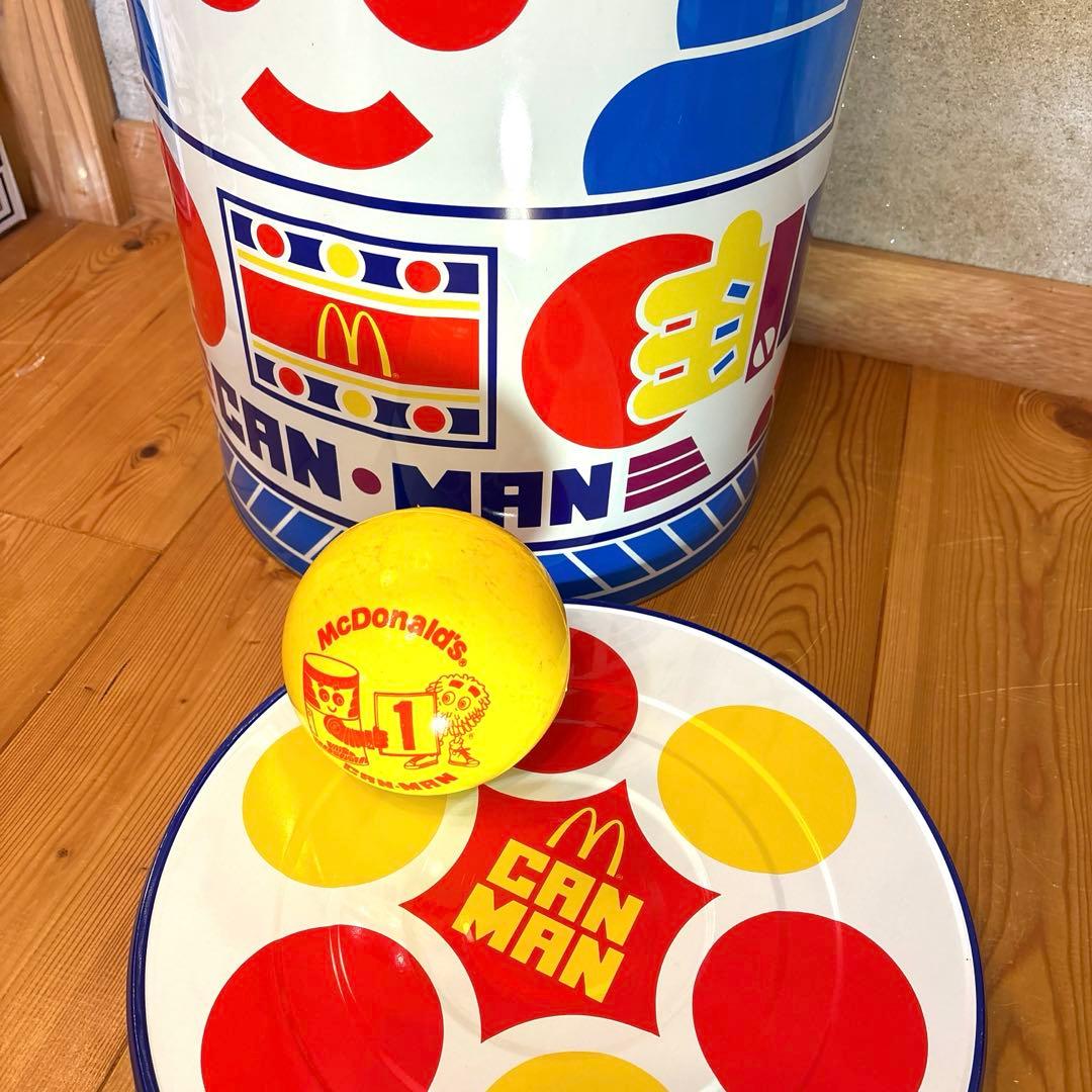 スーパーレア　マクドナルド　CanMan プレイランド　缶　店舗用　アメトイ
