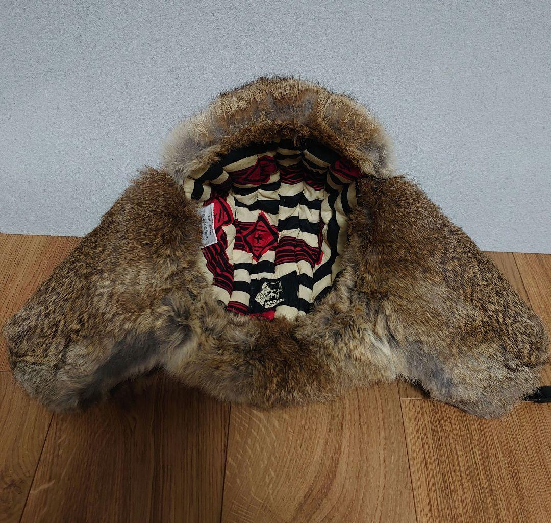 MAD BOMBER マッドボンバー 本革フライトキャップ ラビットファー