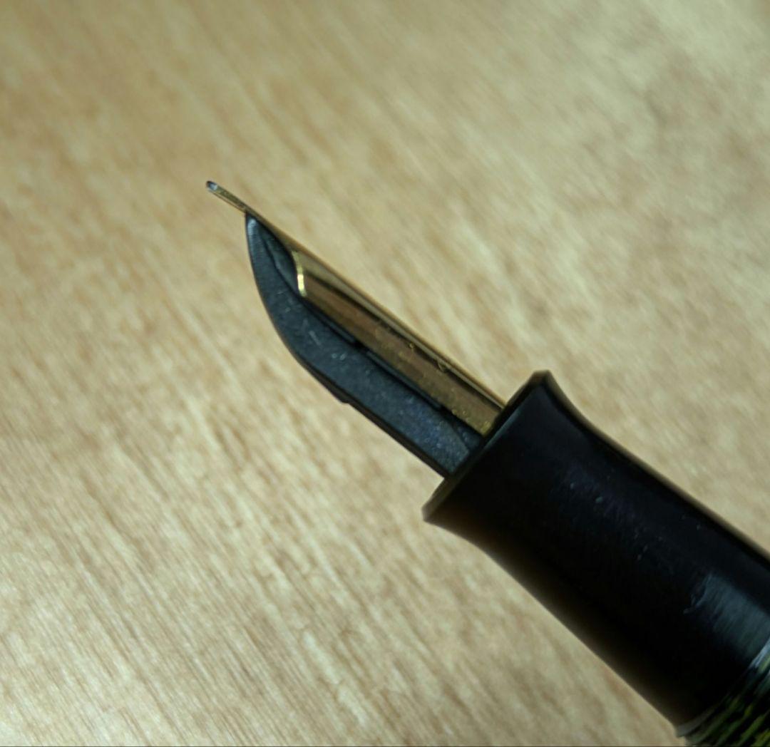 ペリカン万年筆 100 グリーンマーブル 1938-40年代？