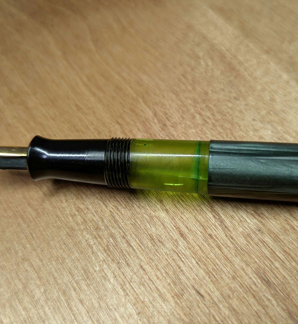 ペリカン万年筆 100 グリーンマーブル 1938-40年代？