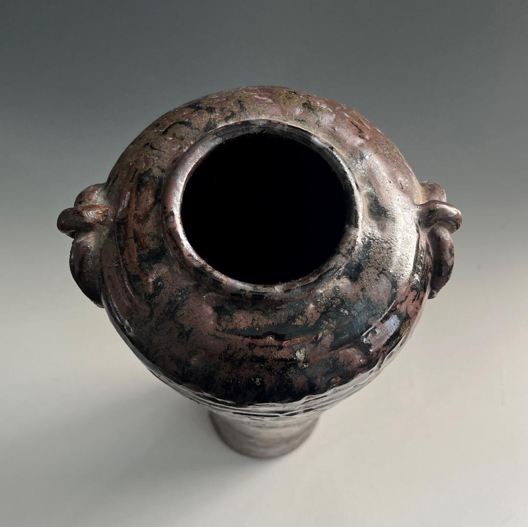 花器 耳付花入 陶器 民藝 伝統工芸 SN25