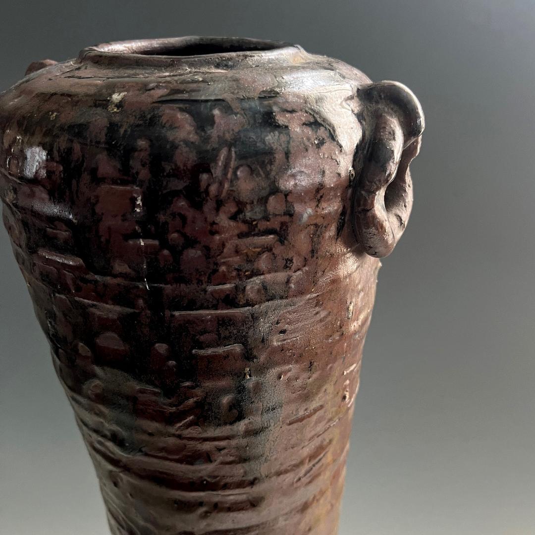 花器 耳付花入 陶器 民藝 伝統工芸 SN25