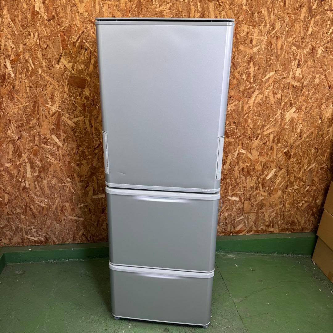 327 送料設置無料 シャープ　3ドア　大型冷蔵庫　350L 洗濯機