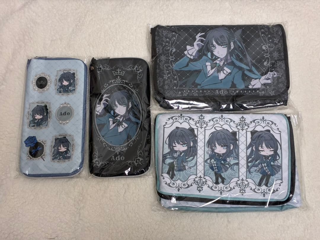 Ado ラウンドワン限定　収納BOX2種・ペンライトケース2種　計4点セット