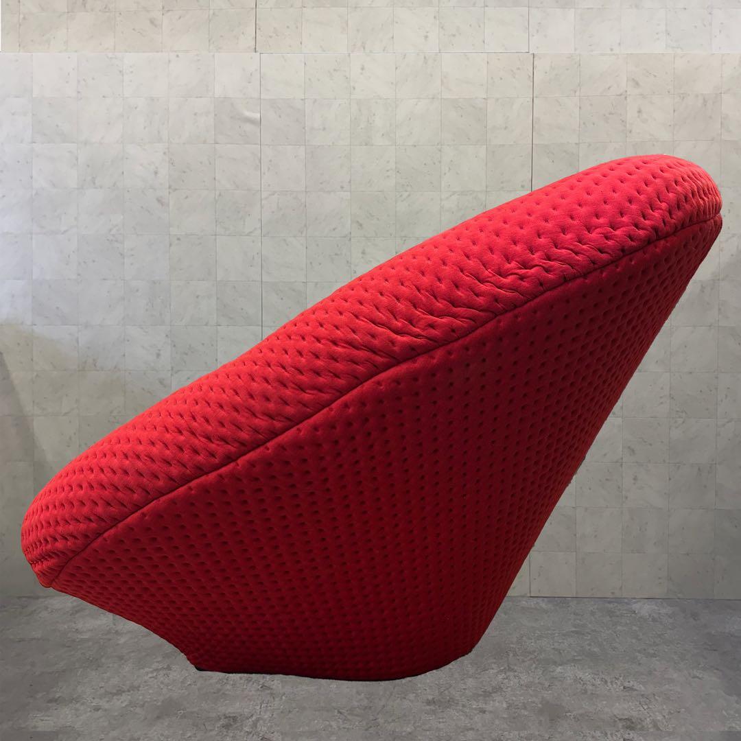 【送料無料】リーンロゼ プルム 2Pソファ レッド MAXI生地！