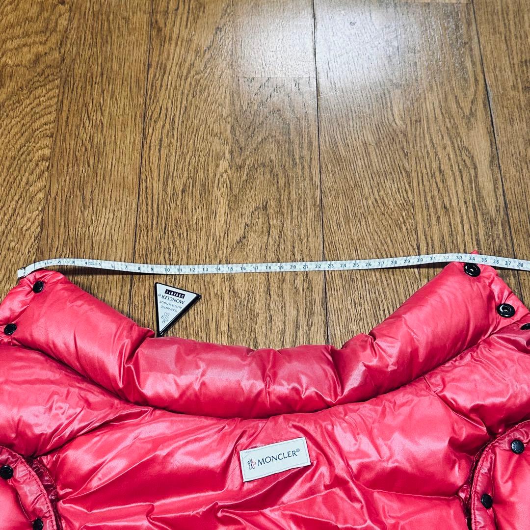 美品 犬用ダウンジャケット モンクレール CHIHUAHUA MONCLER 赤