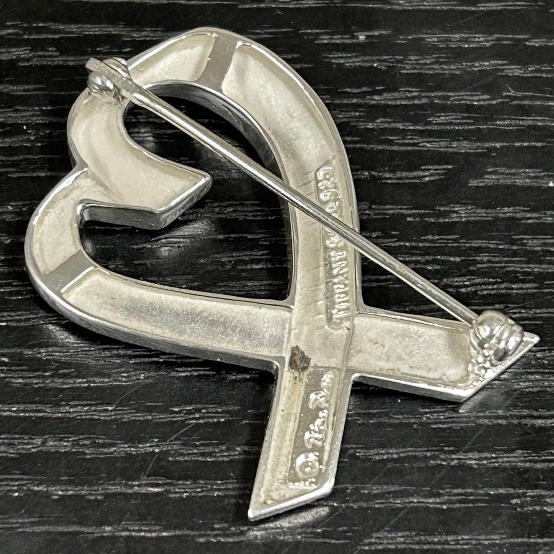 ティファニー　ブローチ　ラヴィングハート　シルバー925 ピンバッチ　レディース