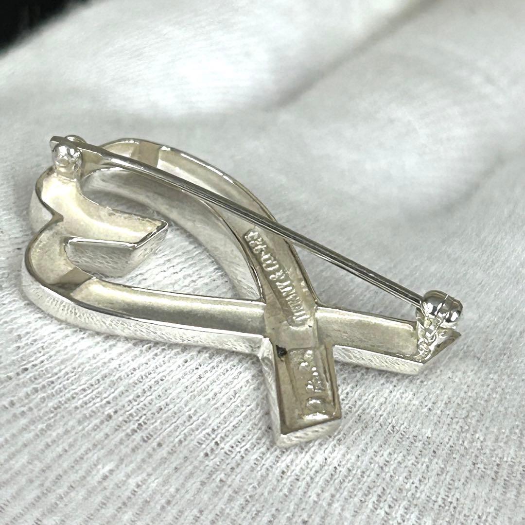 ティファニー　ブローチ　ラヴィングハート　シルバー925 ピンバッチ　レディース