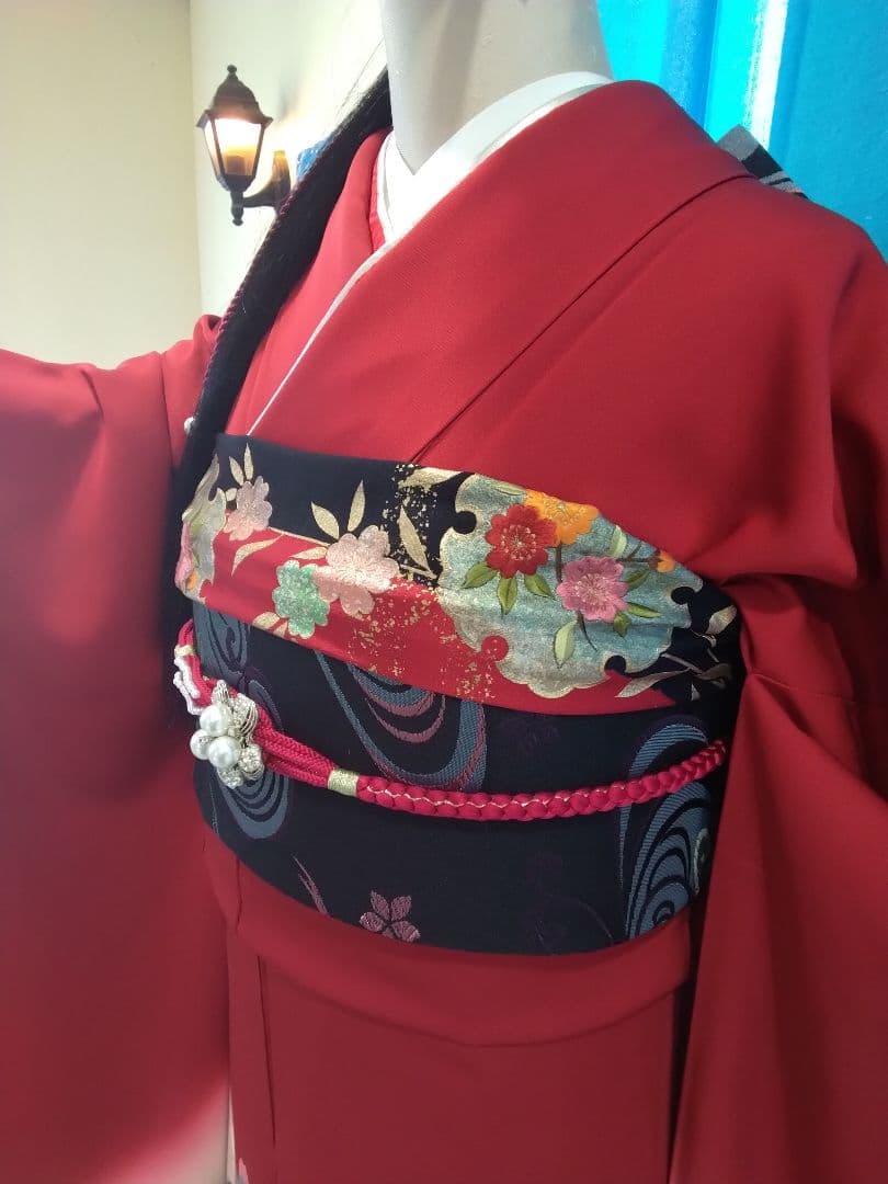 振袖フルセット、正絹振袖成人式、重ね衿、帯揚げ帯締め、袋帯、長襦袢、ガード加工