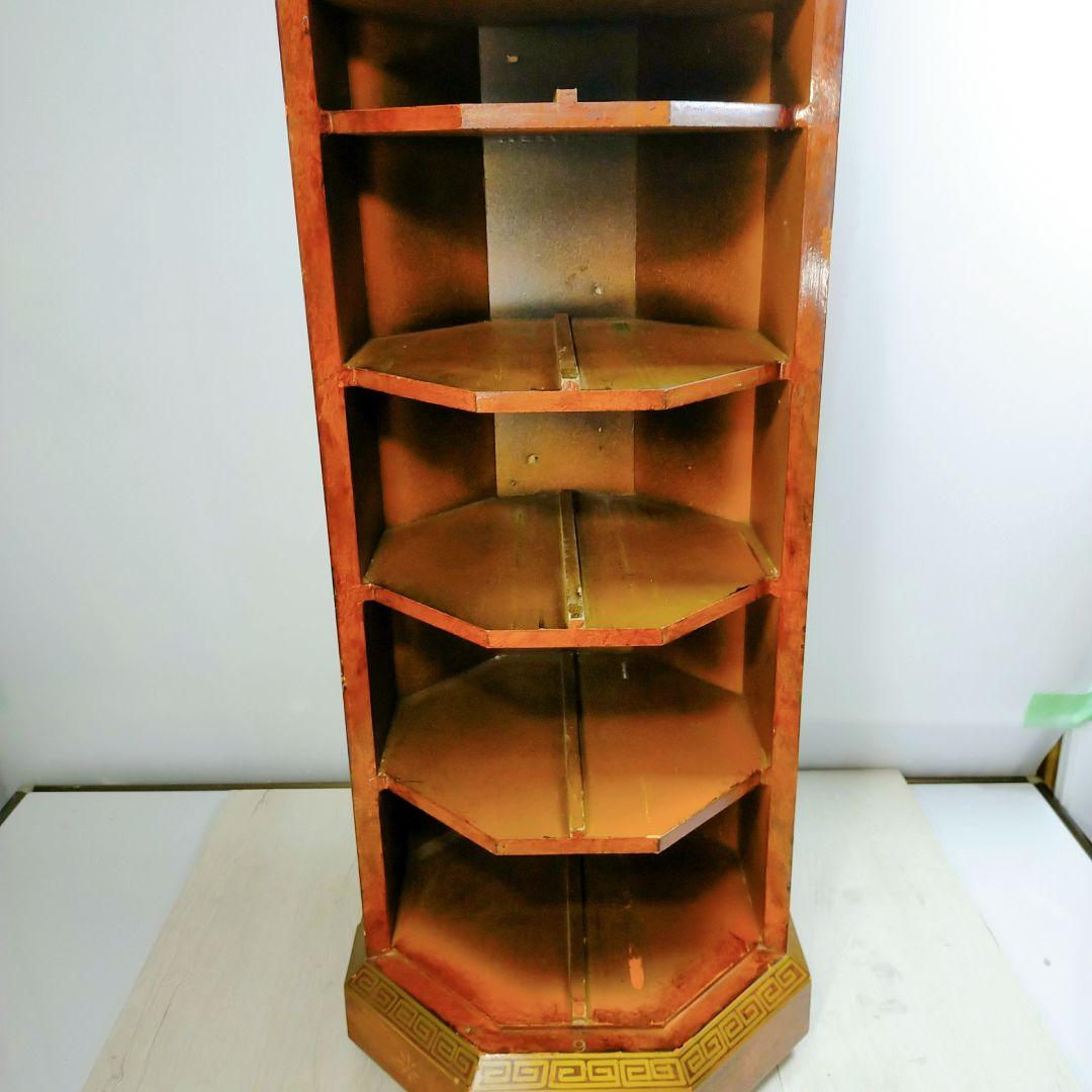 【アンティーク】中国家具 宝石棚 花鳥画 箪笥 チェスト 8杯 飾り棚 古家具