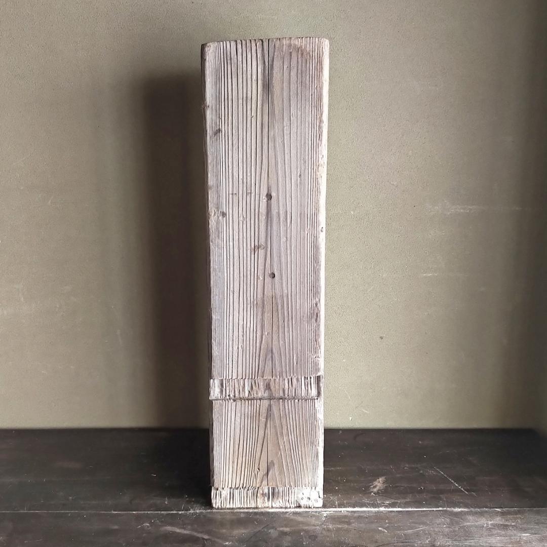 【送料込み】【古材 ⑧　角材・柱材　ホゾ穴　古道具 アンティーク オブジェ】