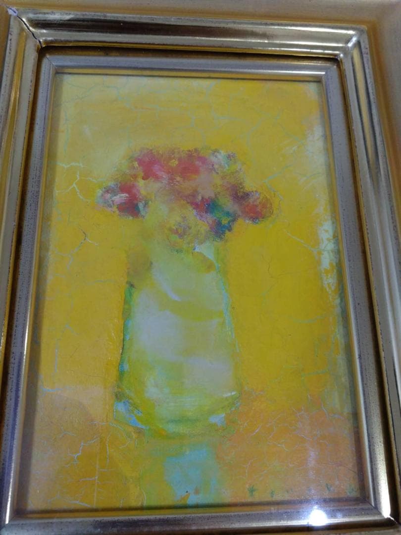 【油絵】田中岑 「花」