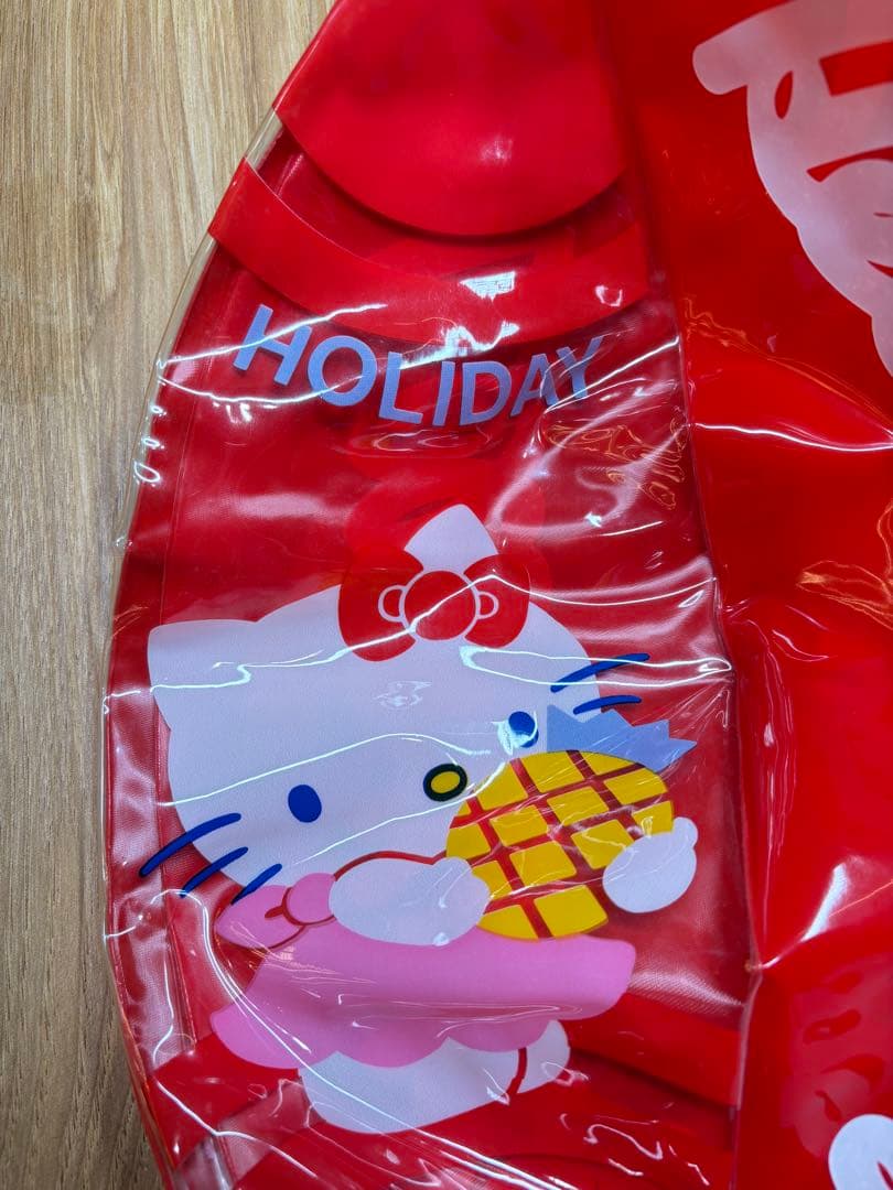 未使用品　レトロ 旧タカラ ハローキティ ビーチボール 40センチ サンリオ