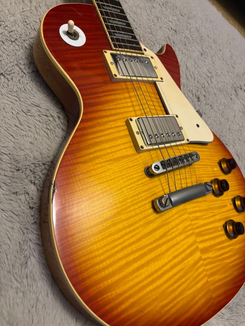 【ビンテージ】 Greco EG480r 75年製レスポール　超良フレイムトップ