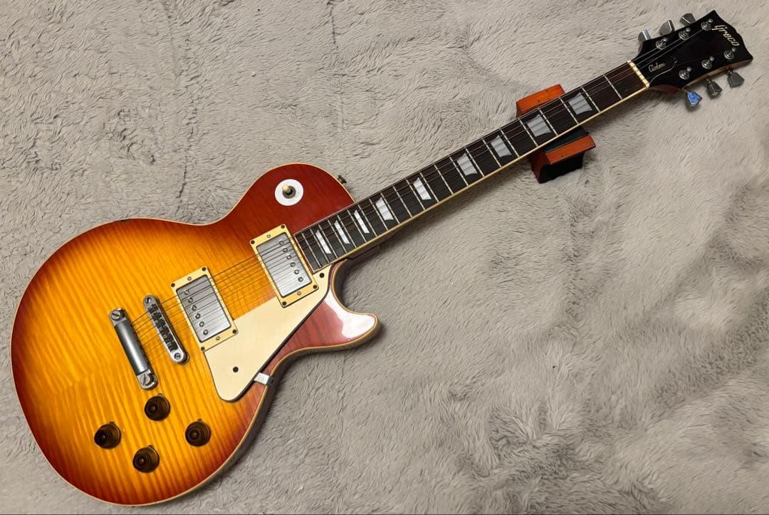 【ビンテージ】 Greco EG480r 75年製レスポール　超良フレイムトップ