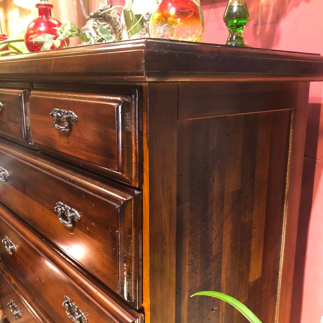 りおちゃんママ オールドパイン　80’s アンティーク　アクセントチェスト