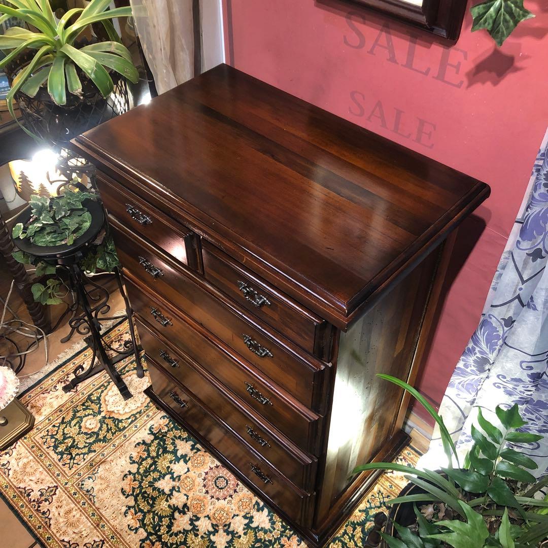 りおちゃんママ オールドパイン　80’s アンティーク　アクセントチェスト