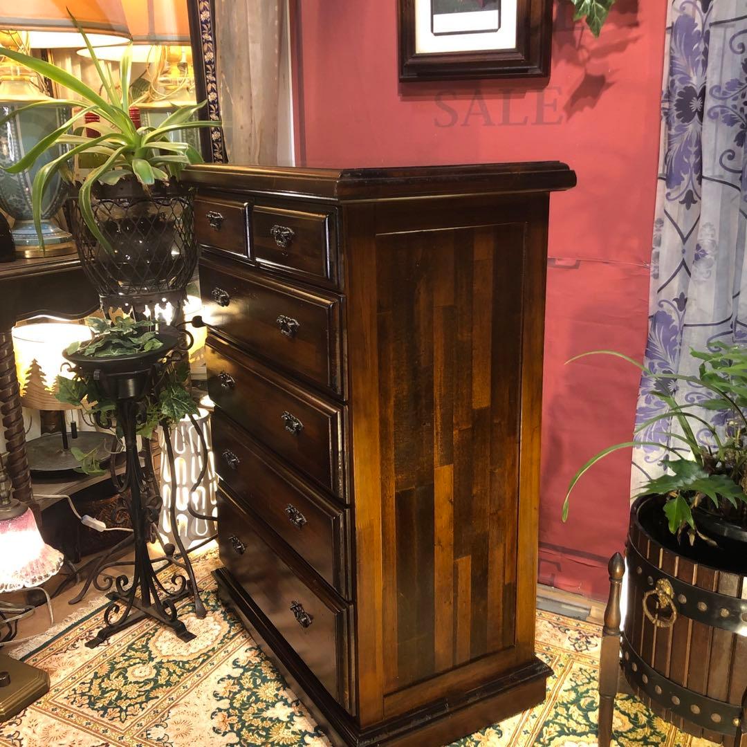 りおちゃんママ オールドパイン　80’s アンティーク　アクセントチェスト