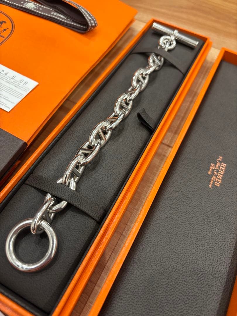 HERMES / エルメス シェーヌダンクル TGM12コマ 付属品完備