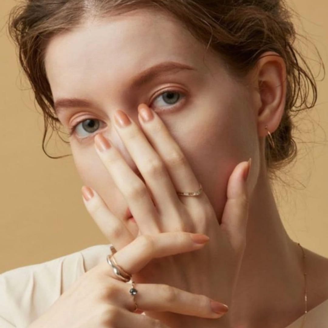 アガット agete 10K ダイヤモンドリング 16号