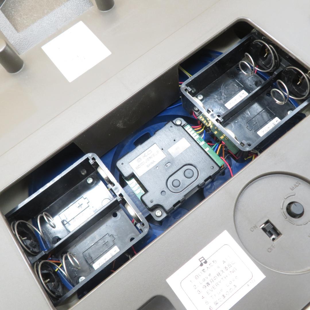 動作良好　SEIKO RE910B　電波時計　からくり時計