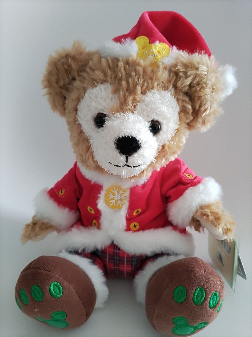 上海ディズニー　ダッフィー　シェリーメイ　クリスマスぬいぐるみ