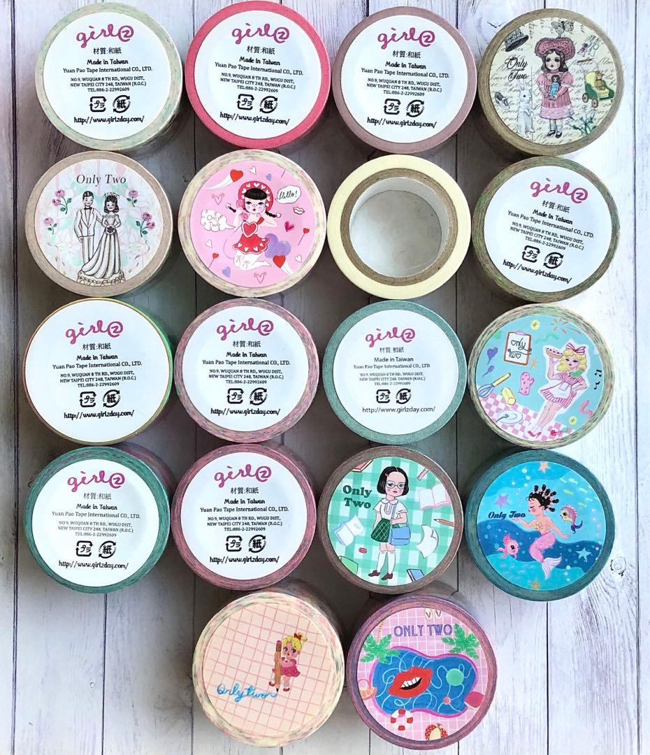 海外作家マスキングテープ39巻セット　OnlyTwo 閣樓日　Lovely徐徐