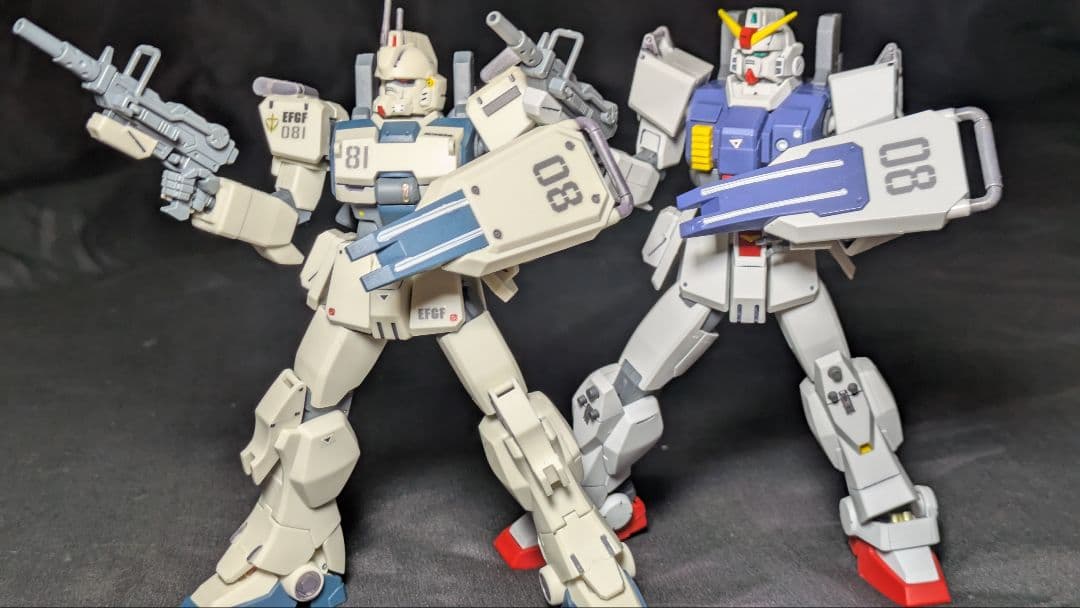 HG グフカスタム ez-8 陸戦型ガンダム ガンダム ガンプラ 08小隊