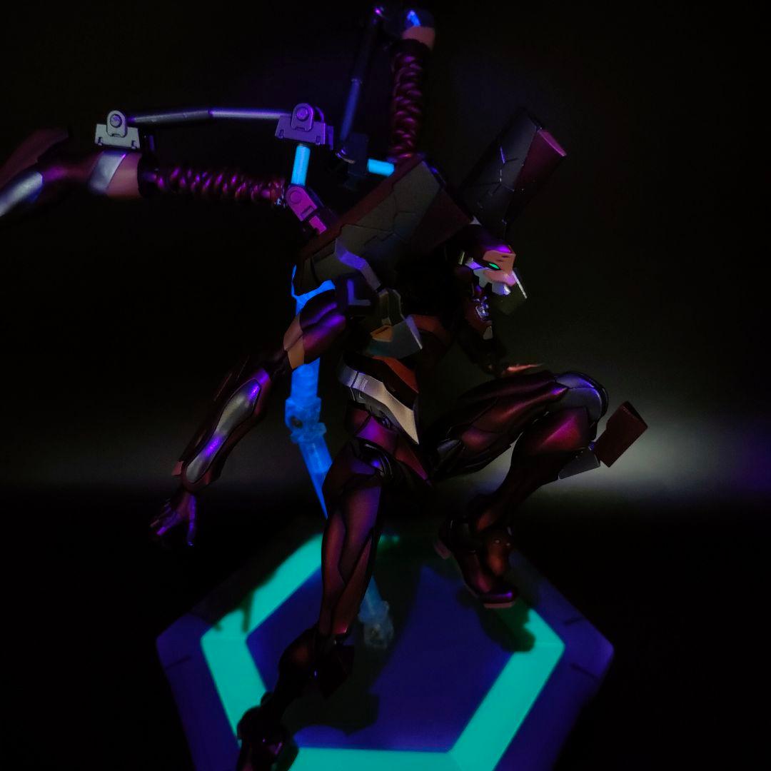 RGエヴァンゲリオン参号機　メタリック塗装　塗装完成品　プラモデル　アスカ