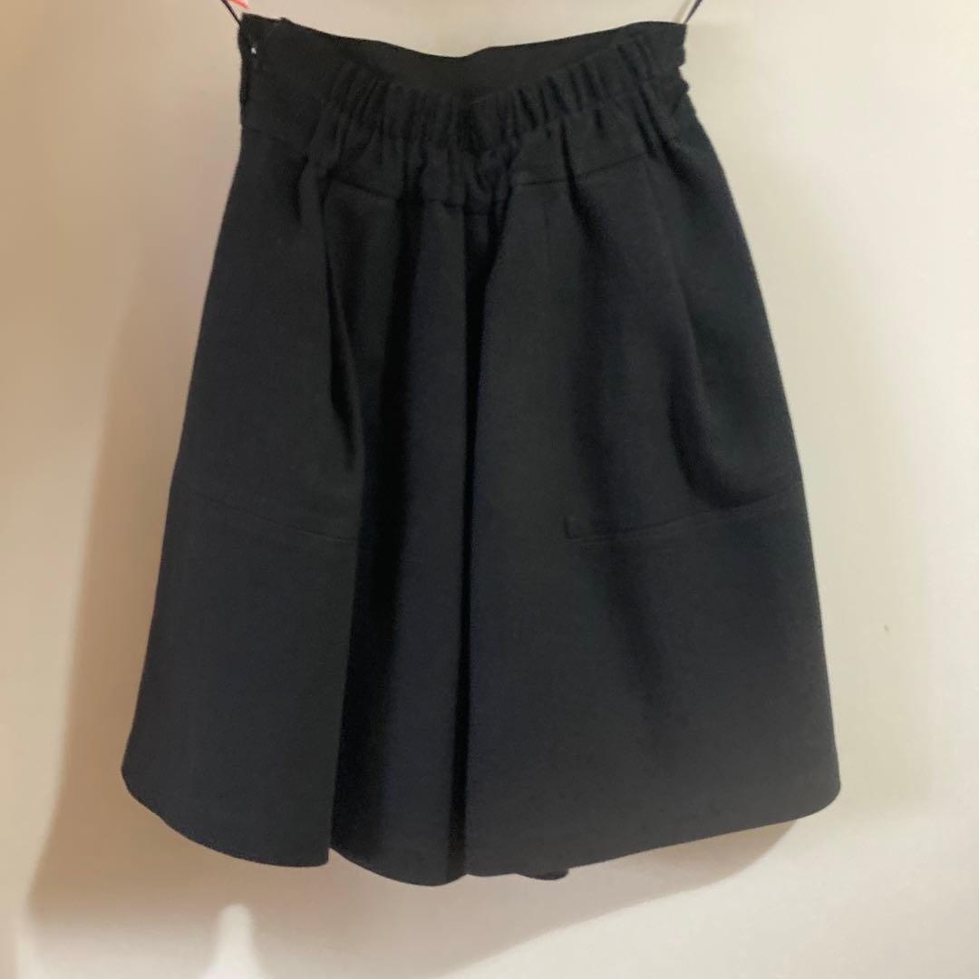 セブンテンバイミホカワヒト ハイウェストフレアキュロットXS