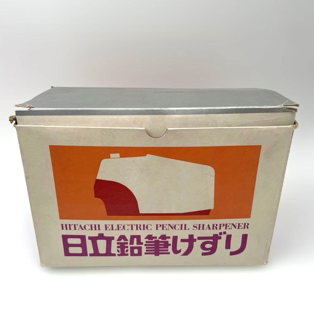 希少　未使用　日立　HITACHI 電動鉛筆削り PH-50 赤　レトロ