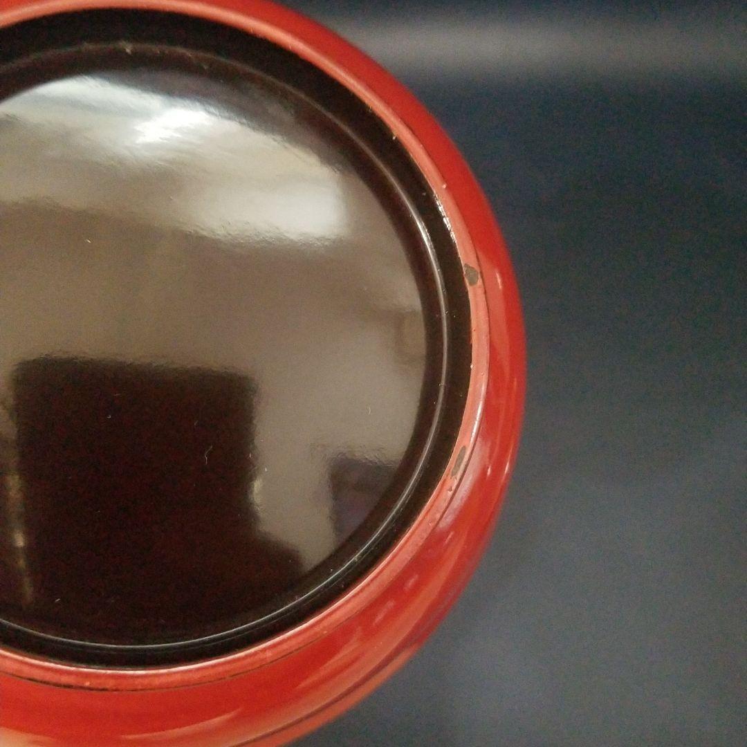 イチゴ　漆塗 内総沈金 菊花紋吸物椀2客、朱漆塗 牡丹沈金 吸物椀 2客