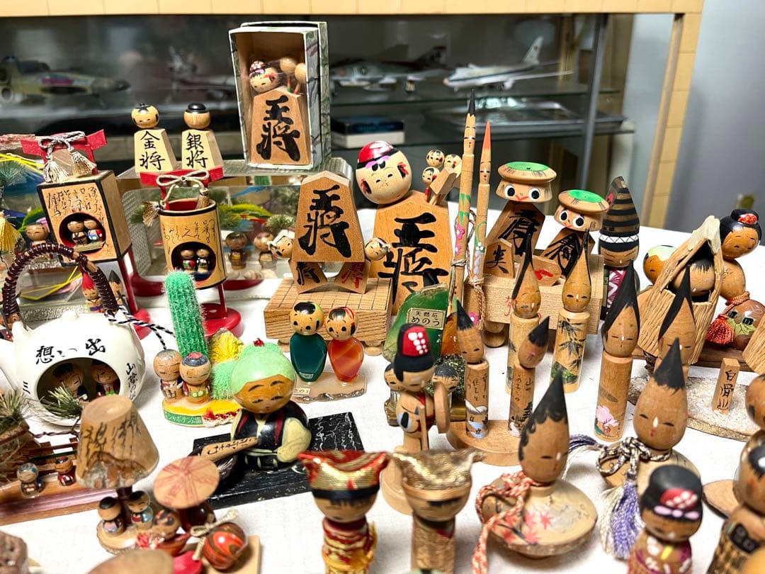 昭和の懐かしいものセット C　お土産こけし　豆こけし　まとめて　大量