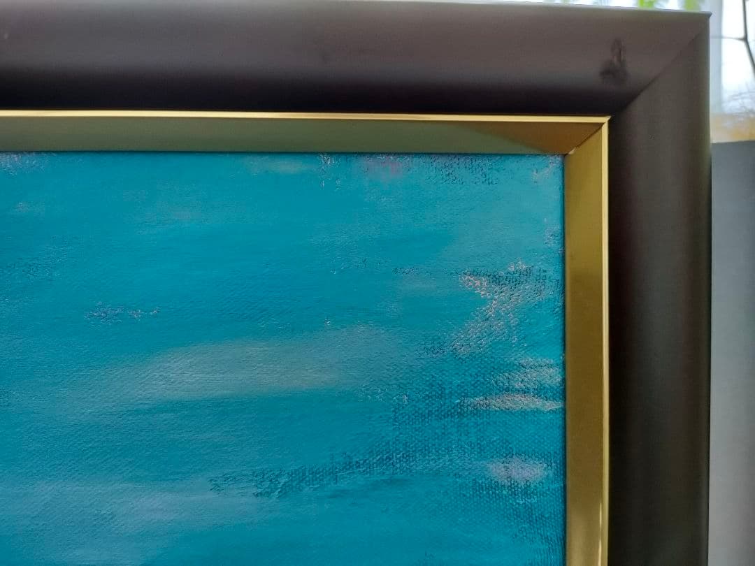 油彩画　油絵原画　Ｆ30号　【アンコールワット】　一点物　芸術作品