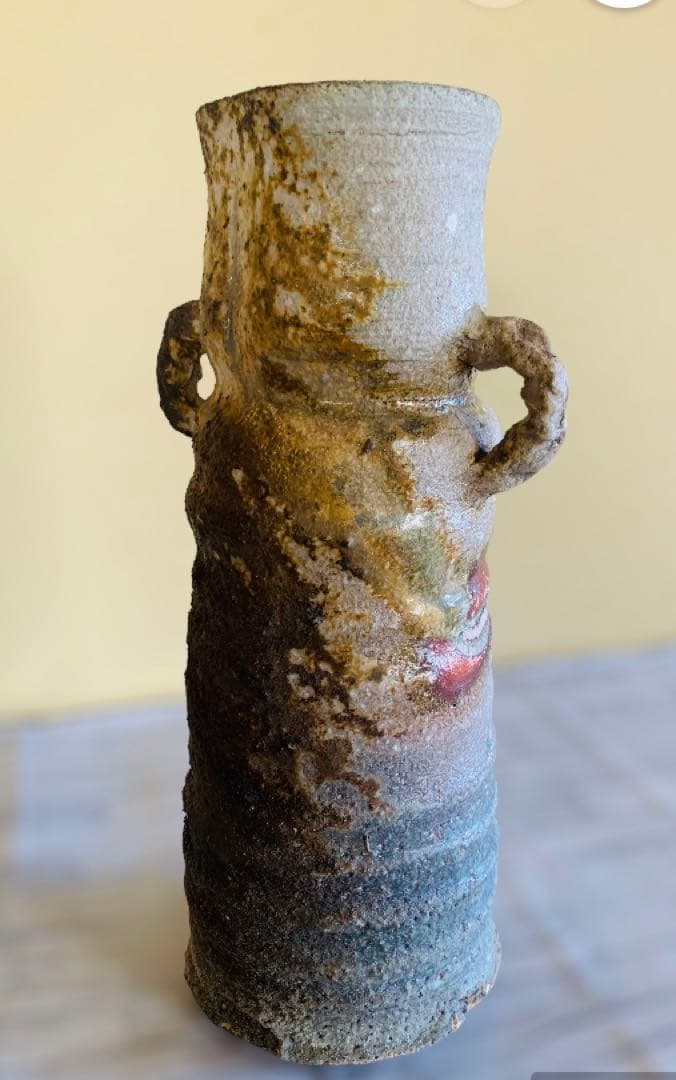 最終価格！！信楽焼、花瓶、宝瓶、置物