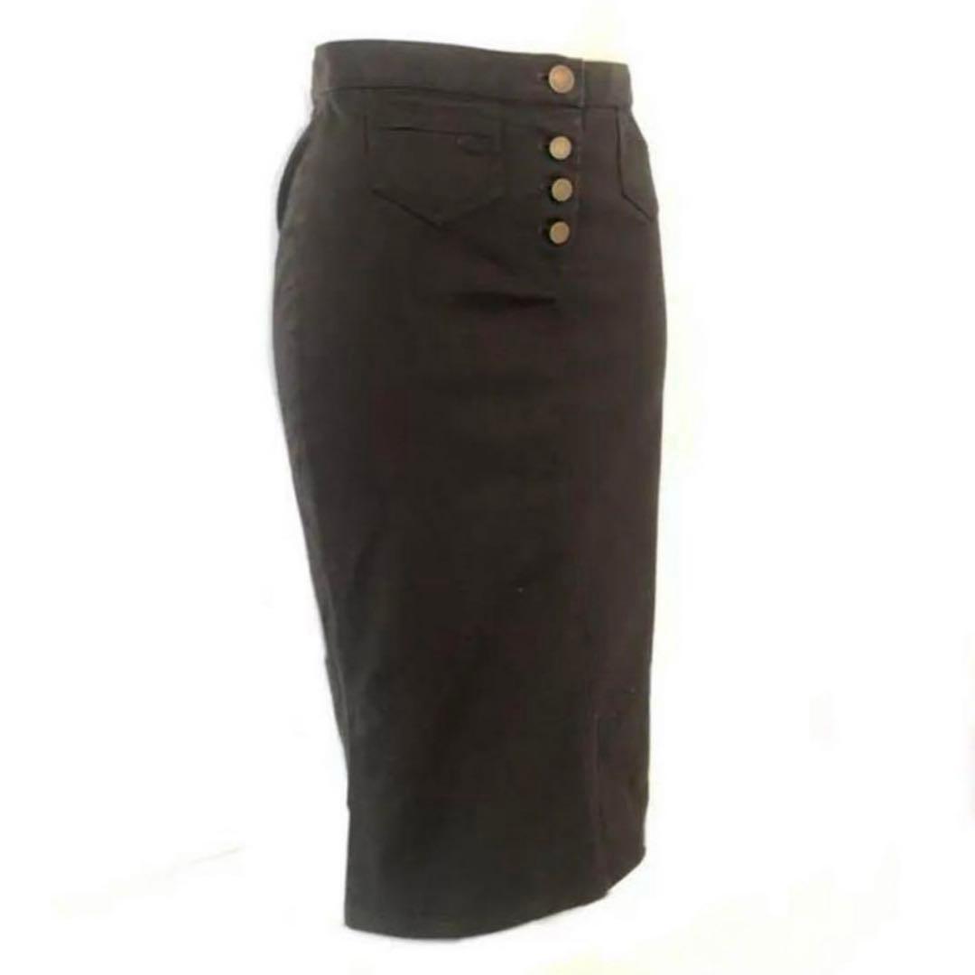 ドルチェ&ガッバーナ ストレッチ　タイト　ひざ丈スカート　前ポケット　38